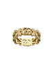 Gucci Flora 18ct Yellow Gold Diamond Pave Ring D