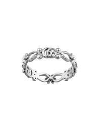 Gucci Flora 18ct White Gold Diamond Ring D