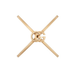 Gucci GG Running 18ct Rose Gold Ring D