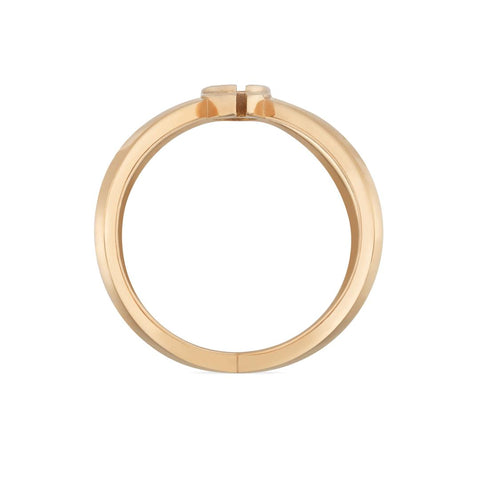 Gucci GG Running 18ct Rose Gold Ring D