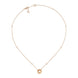 Gucci Icon 18ct Rose Gold Open Heart Chain Necklace YBB729373001
