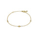Gucci Interlocking G 18ct Yellow Gold Diamond Star Bracelet YBA679117001