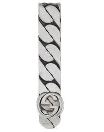 Gucci Interlocking G Motif Sterling Silver Money Clip YBF678646001