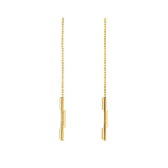Gucci Link to Love 18ct Yellow Gold Chain Earrings YBD662115001