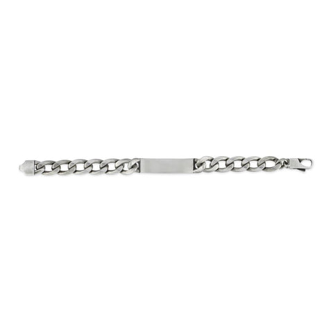 Gucci Logo Sterling Silver Turquoise Enamel Chain Bracelet D