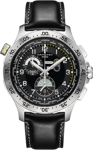 Hamilton Watch Khaki Aviation Chrono Worldtimer H76714735
