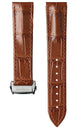 Hamilton Strap Jazzmaster Aligator Leather Light Brown H600.324.120