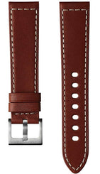 Hamilton Strap Khaki Field Leather Brown H600.704.104