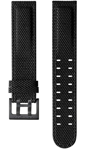 Hamilton Strap Khaki Field Synthetic Black H600.684.136