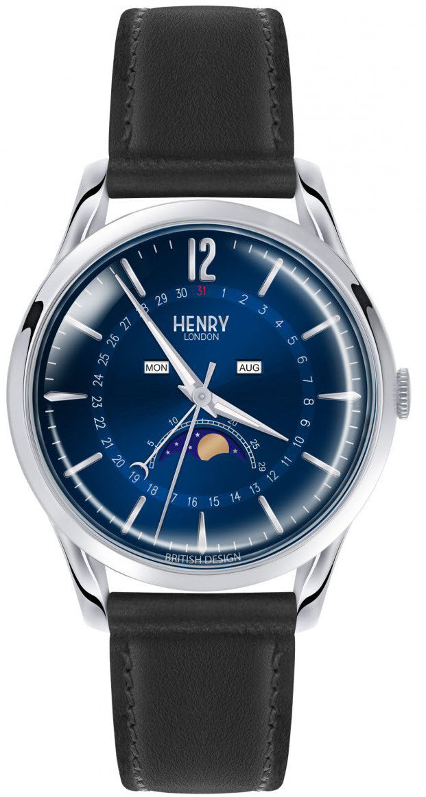 Henry London Reloj Análogo clásico para Unisex de Cuarzo con Correa en Henry London Reloj Análogo clásico para Unisex de Cuarzo con Correa en