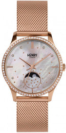 Henry London Watch Moon Phase Ladies HL35-LM-0322