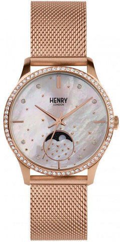 Henry London Watch Moon Phase Ladies HL35-LM-0322