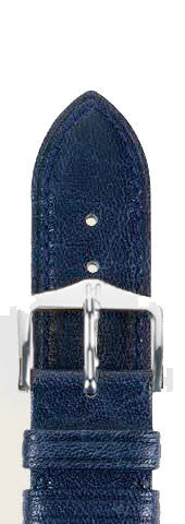 Hirsch Strap Ascot Blue Large 24mm 