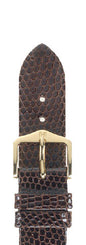 Hirsch Strap Lizard Brown Large 20mm 