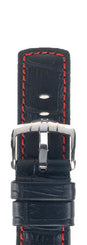 Hirsch Strap Grand Duke Black Large 22mm 