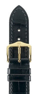 Hirsch Strap London Black Large 18mm 