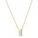 Hugo Boss Clia Light Yellow Gold IP Crystal Ladies Necklace 1580409