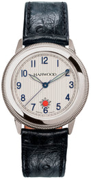 Harwood Watch Silver Opaline Leather 500.10.15.L