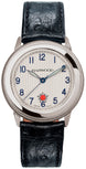 Harwood Watch Silver Opaline Leather 500.10.15.L