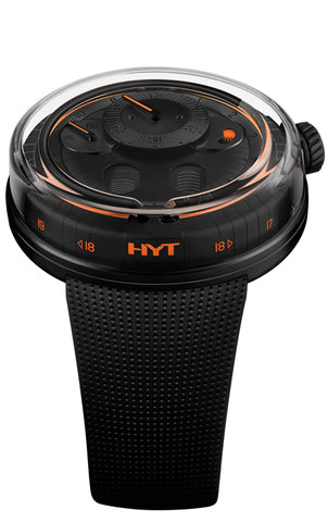 HYT Watches H0 All Black Orange H02387
