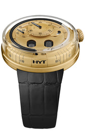 HYT Watches H0 Gold Black H01276