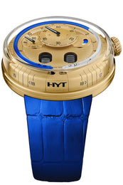 HYT Watches H0 Gold Blue H01100