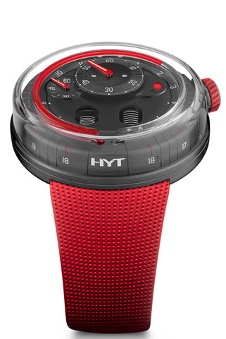 HYT Watches H0 Gun Metal Red H01488