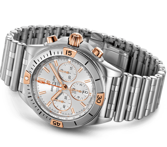 Breitling Chronomat B01 42 Silver Bracelet Watch