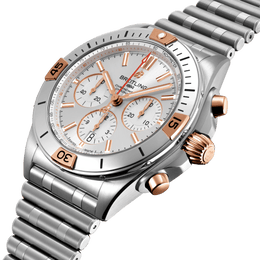 Breitling Chronomat B01 42 Silver Bracelet Watch