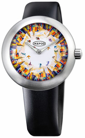 Ikepod Watch Megapod Skaters in the Sky Ikepod X Tom Christopher MTC1-SI-LB
