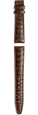 IWC Strap Aligator Dark Brown For Butterfly Clasp XS IWE12501