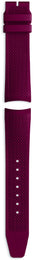 IWC Strap Rubber Portugieser Chrono 20/18mm Burgundy