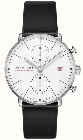Junghans Watch Max Bill Chronoscope 18ct 100 Jahre Bauhaus Limited Edition 027/9900.02