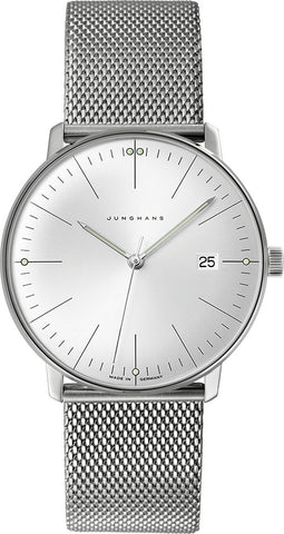 Junghans Watch Max Bill Quartz Sapphire Crystal 41/4463.46