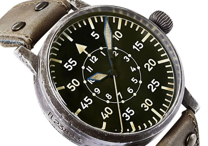 Laco Watch Pilot Watch Original Replika 55 Erbstuck