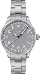 Laco Watch Flieger Basic ﻿﻿Augsburg Grau 39 Bracelet 862161.MB