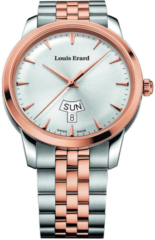 Louis Erard Watch Heritage Quartz Day Date 15920AB11.BMA41