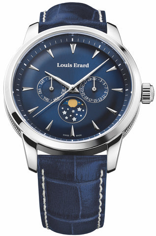 Louis Erard Watch Heritage Quartz Moonphase 14910AA05.BDC102