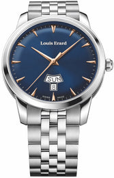 Louis Erard Watch Heritage Quartz Day Date 15920AA15.BMA39