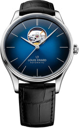 Louis Erard Watch Heritage Open Fume Blue 60287AA85.BAAC82