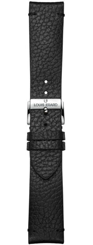 Louis Erard Strap Leather Black Grained 22/20mm BVA103