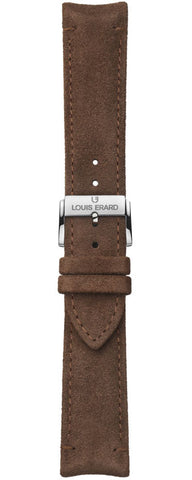 Louis Erard Strap Leather Chocolate Brown Nubuck 22/20mm BVA31