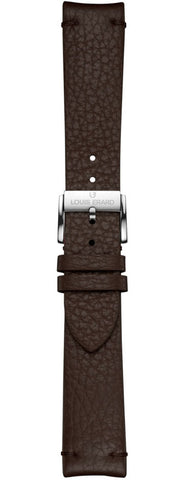Louis Erard Strap Leather Dark Brown Grained XS 20/18mm BVAS132