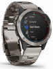 Garmin Watch Quatix 6 Sapphire Titanium Grey Titanium Band Smartwatch
