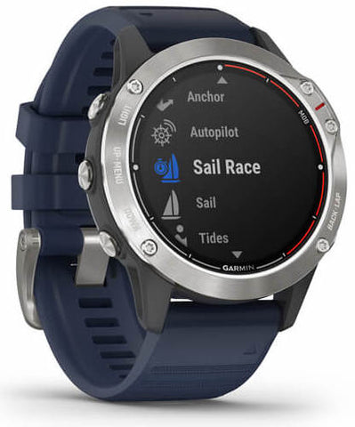 Garmin Watch Quatix 6 Captain GPS Blue Band Smartwatch