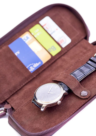 Leanschi Watch Case Chocolate Brown
