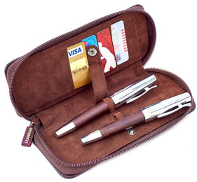 Leanschi Watch Case Chocolate Brown