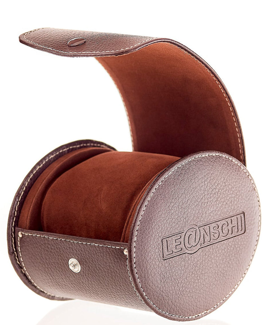 Leanschi Watch Case Chocolate Brown