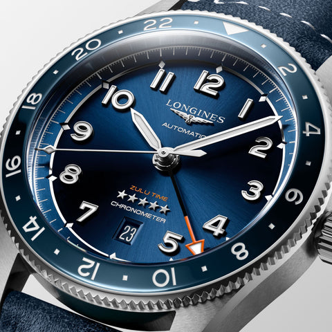 Longines Spirit Zulu Time Mens Watch