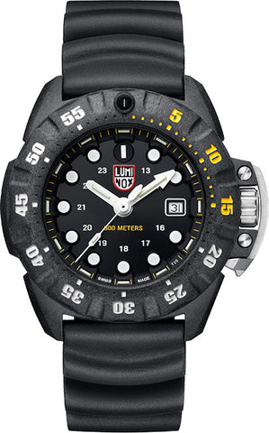 Luminox Watch Scott Cassell Deep Dive Carbon 1550 Series XS.1555